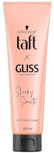 Schwarzkopf Taft x Gliss Glättungscreme/Styling Creme - Sleeky Smooth – 6er Pack (6x 150ml)
