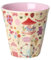 Rice Melamin Becher Medium Pink - Fun Fair Print - Kinderbecher Campingbecher Campinggeschirr Trinkbecher Melamingeschirr Bruchsicher BPA-frei 250ml