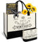 50th Birthday Gifts for Women Canvas Tote Bag Travel Gear, Unique 50 Years Old Gifts for Wife Sister Mum Aunt Friends Her, Vintage 1975 Handbag & Cosmetic Bag & Back in 1975 Poster