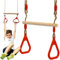 Kinderschaukel Outdoor Gymnastiktrapez Akrobatikstange für 3+ Jahre bis 100 kg - Kinderschaukel mit Seile Verstellbar 140–211 cm - Schaukel Outdoor Perfekt für den Garten und Außenbereich 25383