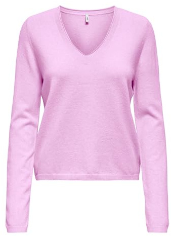 ONLY Onlloyal Life Ls V-Neck Pullover KNT Nca Onlloyal Life Ls Pull à col en V KNT Nca Femme (Lot de 1)