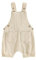 YILEEGOO Tutina da neonato in cotone e lino, con tasca frontale, tuta intera, abbigliamento primaverile estivo, Beige, 18-24 Months