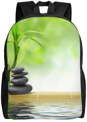 Hgbbdyyjj Stone Rucksack, personalisierbar, modisch, mehrfarbig, langlebig, schlicht, lässig