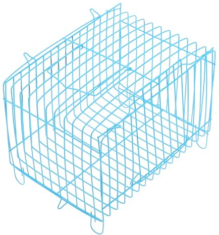 DECOMELODY Portable Travel Bird Cage for Parrots and Pets Lightweight Steel Wire Cage with Breathable Performance for Trips and Hiking Outdoor Use