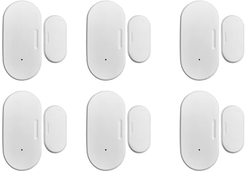 Aboiled 6X Tuya Zigbee Door and Window Sensor Home Automation Security Protection APP Alarm Remote Real-Time Push