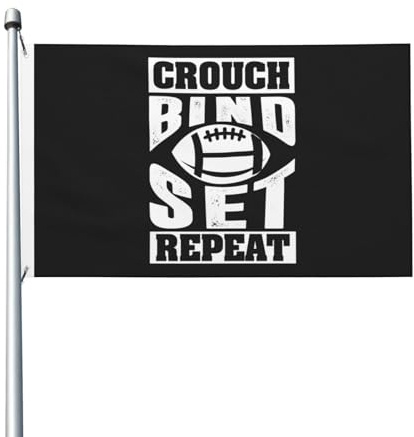 Crouch Bind Set Repeat Flags 3x5 Polyester Outdoor Flagge Schule Willkommen Banner 2 Messingösen