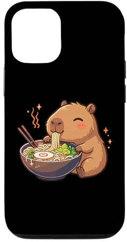 Capybara mit Nudeln Ramen Kawaii Capybara Hülle für iPhone 12/12 Pro