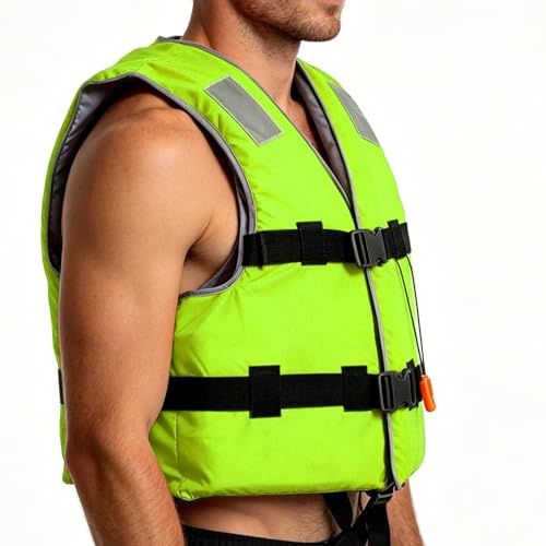 ETUCYNG Giubbotto da nuoto per adulti - Giacca da piscina con cinturino di regolazione,Gilet Di Salvataggio Da Piscina - per Stand Up Paddle, Surf, Vela, Rafting, Lago, Fiume, Navigazione, Kayak e