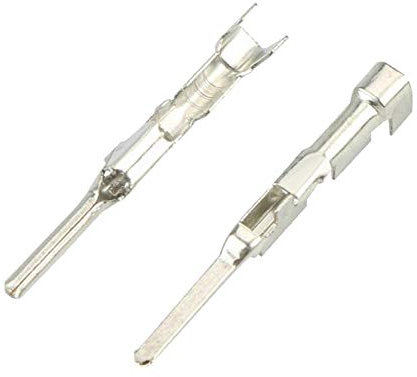 CNLW 50 PCS DJ611-F1.2A terminal block 1.2 series harness terminal tinned pin