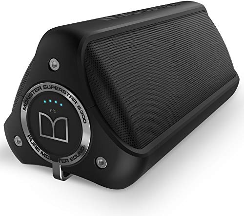 Monster S300 - Altavoz portátil con Bluetooth, Color Negro