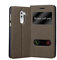 Cadorabo Funda Libro para Honor 6X en MARRÓN Piedra - Cubierta Proteccíon con Cierre Magnético, Función de Suporte y 2 Ventanas- Etui Case Cover Carcasa