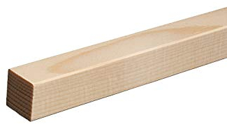 Quadratleiste Vierkantleiste Bastelleiste Fichte ROH 20x20mm [SPARPAKET] (20 Stück (46lfm))