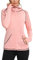 Sykooria Sweat Femme à Capuche Automne Hiver Chaud Veste Femme de Sport Respirant à Manches Longues Jacket Zippé pour Fitness Running-Vin Rouge-Rose Clair-L