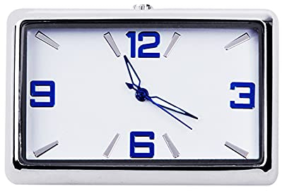 iSpchen Auto Quarzuhr Armaturenbrett Uhr Mini Kleine Leuchtende Entlüftungs uhren Ornamente Universal Taschenuhr zum Aufkleben Auto Innendekorationen für Autos,Boote