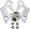 mohito 2pcs Fahrrad Schaltauge,Schaltwerk Aufhänger Aluminiumlegierungs Schaltauge Bike Schaltwerk Hanger mit Muttern für Fahrräder,für MTB Mountain Road Bike Schaltauge(Silber)