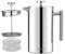 Miuly Small French Press Coffee Maker,12OZ/350ML Stainless Steel Insulated Coffee Press,Stainless Steel French Press with 2 Fliters 0.35 Liter (12oz, Sliver)
