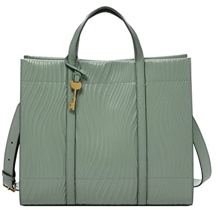 Fossil Tasche für Frauen Rachel, Eco Leder/Polyurethan Trim Satchel graystone 25.4cm L x 14.6cm B x 20.32cm H ZB7256788