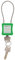 Lockout Tagout Safety Padlock, 85mm Shackle Steel Cable Locks with 2 Key for Lock Out Tag Out Stations, Multi Color Optional(Green)