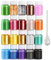 Epoxidharz Farbe Mica Pulver, 20 Farben * 10g Perlglanz Natürliches kosmetisches Pigment met Blattgold, Geeignet für Seifenfarbe, Nagellack, Make-up, Epoxidharz, Kerzenherstellung, Badebombe, Schleim