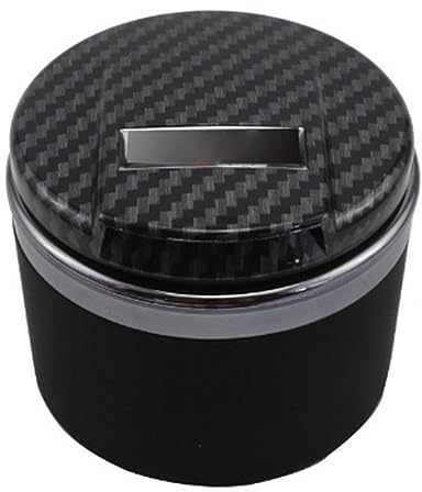 Auto Aschenbecher Für Lexus ES350 GS300,Tragbares Auto Aschenbecher mit Deckel Geruchsdicht Geruchlos Spill-Free Tasse Halter Aschenbecher,Carbon fiber pattern