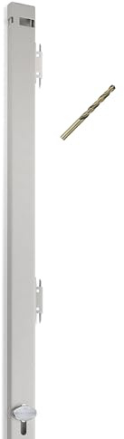 Guardianite File Cabinet Locking Bar. Fits 4 Drawer File Cabinets. Includes Cobalt Drill Bit. (Beige)