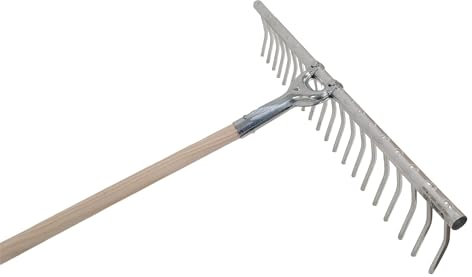 NG NICCOLAI RASTRELLO FIENO IN ALLUMINIO CON O SENZA MANICO IN LEGNO MADE IN TALY (CON MANICO)