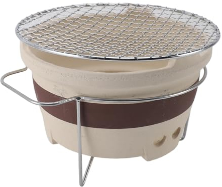 Lehm Kohle Herd, Camping-Holzofen, Multifunktion Aler Tragbarer Keramik Grill, Kommerzieller Lehm Grill und Teeherd für zu Hause, Picknick, Camping, Tee und Kochen Im Freien