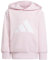 adidas Unisex - Bambini ESSENTIALS BIG LOGO HOODIE, Rosa (Clear Pink/White), 5-6 anni