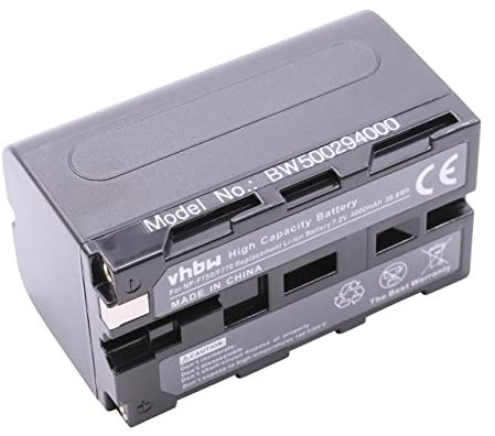 vhbw Akku kompatibel mit Yongnuo YN-860 CRI 95+ 3200-5500K, YN-860 CRI 95+ 5500K Videokamera Camcorder (3600 mAh, 7,2 V, Li-Ion)