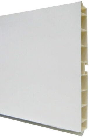 AERREGI ZOCCOLO BIANCO PER CUCINA BATTISCOPA ALTEZZA 10, 12 E 15 CENTIMETRI | ZOCCOLO IN PVC COLORE BIANCO LUNGHEZZA 200cm | PRODOTTO MADE IN ITALY DI ALTA QUALITA' (1, Bianco, H120 mm)