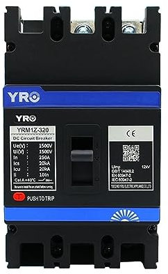 TNGNMGVSJ DC 3P1500V Kompaktleistungsschalter MCCB Solarbatterie-Hauptschalter Solarbatterieschutz Auto-Ladesäulen-Isolator(Color:280A)