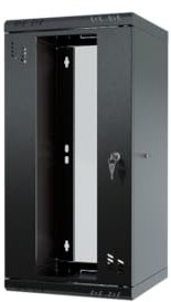 Stalflex Armario Rack 10 Pulgadas 12U 300mm Standard - Acero de Alta Resistencia - Bastidor y Armario para Equipos de Red - Armario Rack 19 Compatible con Bandeja Rack - Puerta de Cristal