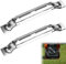 NathrBTV 2 Stück Mähmesser Edelstahl Rasenmäherklingen 20cm Kompatibel mit Mähmesser für Stihl für Viking MI 422 für iMow RMI 422