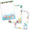 3 Blöcke Notizblock liniert Weihnachtsbriefpapier Weihnachten Weihnachtspapier Brief an Weihnachtsmann Kindermotiv für Mädchen Jungen (3 Blöcke/Variante 5 mit je 25 Blätter in A5-Format)