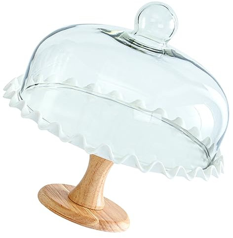 JECOMPRIS Espositore Per Torte in Ceramica Porta Cupcake Vassoio Per Torta Di Compleanno Vassoio Per Snack Piatto Da Dessert