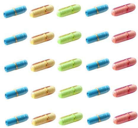 MAGICLULU 99pcs Unique Love Pill Drifting Bottle Message Capsule for Birthday Gifts Notes