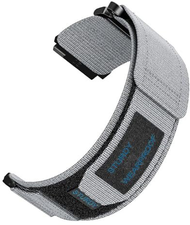 GMBYLBY Nylon Canvas Smartwatch Straps Interchangeables With 18mm/20mm Models Sport Inspired Look