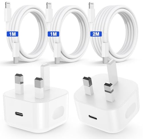 for iPhone 14 13 12 11 Pro Max Charger Fast Charging,20W iPhone Charger Usb C Plug for Apple iPhone 14 13 12 11 Plus/XS/XR/X/SE/8 7 6 Plus,UsbC to Lightning Adapter Cables 1M&1M&2M for iPad/Pro/Air