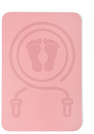 Trainings Matte 40x60 Cm Springseilmatte Stoßdämpfend Leise Yogamatte Fitness-Basis Fitnessmatte Für Innenböden, Außen, Beton, 6 Mm Dick, Hohe Dichte