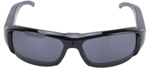Fockety Gafas de Cámara para Hombres Mujeres, Grabación de Video HD de 1080p Anti Shake Gafas Inteligentes con Cámara y Audio, para Ciclismo, Reuniones, Deportes Al Aire Libre