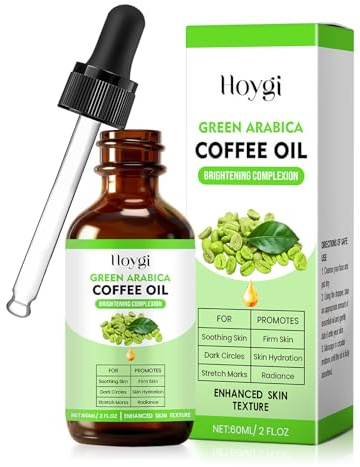 Kaffeeöl 60ml, Kaffeeöl Gegen Falten, Pure Coffee Essential Oil für Die Aromatherapie, Kaffeeöl Kosmetik für Haut & Haarpflege, Feuchtigkeitsspendendes, Verjüngendes und Straffendes öl