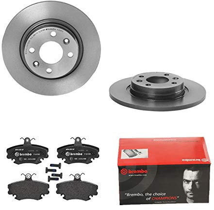 2 Bremsscheiben Voll 260 mm + Bremsbeläge Vorne von Brembo (1420-54776) Bremsensatz Bremsanlage Bremsen-Kit,Bremsenset, Bremsscheiben, Bremsbeläge, Bremsen-Set, Beläge, Bremsbelag, Bremsbelagsatz,