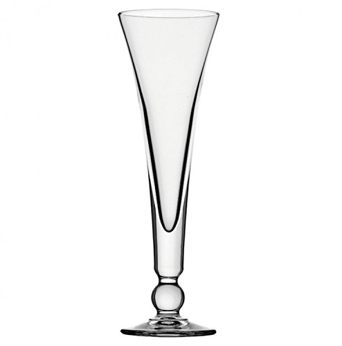6X Royal Champagne Flute Glass 5.25oz/15.5cl, Elegant Glassware Presentation