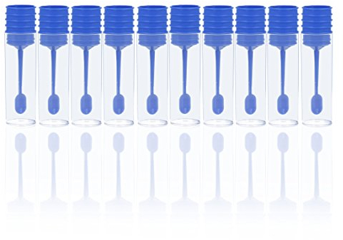 Horn Medical 10x Untersuchungsröhrchen I Stuhl-/Kotröhrchen I Probenröhrchen mit Löffel