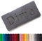 EllaTex Besticken Sie Handtuch mit Namen oder mit Wunschtext Bestickt, Farbe:Hellgrau; Größe:Duschtuch 70x140 cm