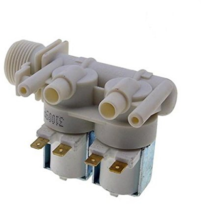 Elettrovalvola a 2 vie 90°, diametro 10 mm, Lavatrice C00066518, 482000027243 ARISTON HOTPOINT