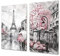 Couvre-cuisinière à induction – Planche de cuisine en verre trempé – Couvre-plaques de cuisson – UNE PIÈCE (60x52 cm) ou DEUX PIÈCES (30x52 cm chacune); D13 Série D'art: Paris 2