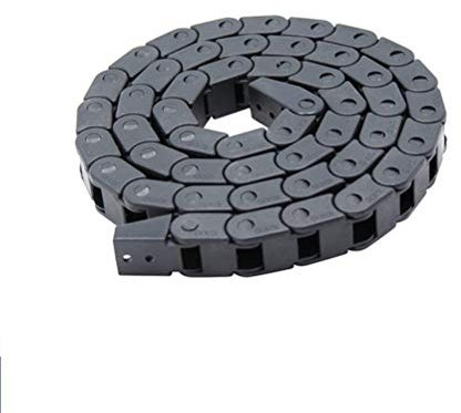 DollaTek 7 x 7mm Drag Chain for 3D Printers,Semi Enclosed Plastic Cable Wire Carrier