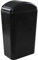 Rinboat Plastic Slim Black Swing Bin Dustbin with Lid, 14 Litre, 1 Pack