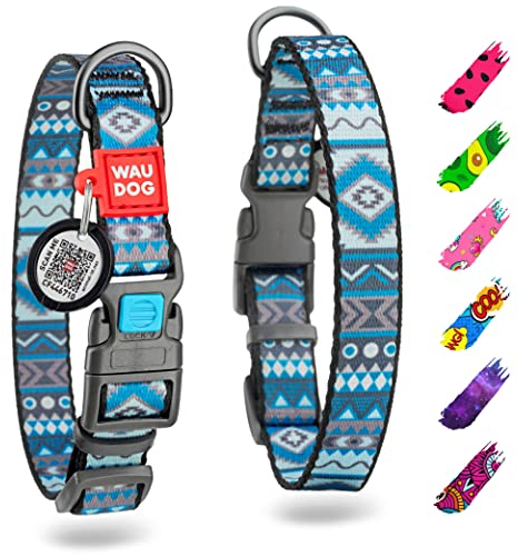 Nylon Hundehalsband - Verstellbares Hundehalsband für Große Hunde, Kleine & Mittlere Hunde - Breakaway Welpenhalsbänder für Große Rassen Hunde - Junge & Mädchen Hundehalsband mit Haltbarer